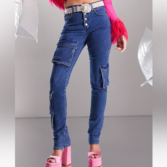 ASYOU skinny cargo jeans ASOS - Picture 1 of 6